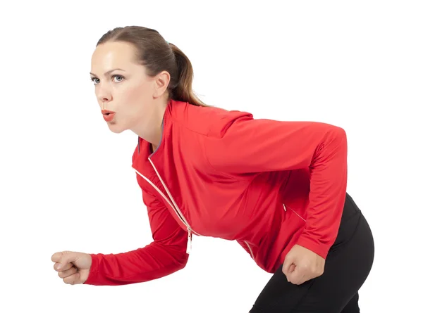 Woman doing sports — Stock Photo, Image