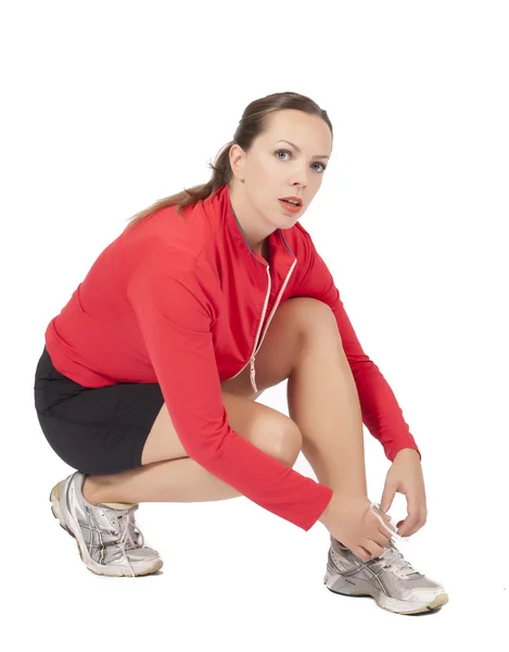 Woman doing sports — Stock Photo, Image