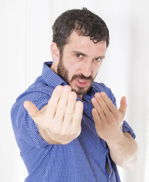 Man being angry — Stock Photo, Image