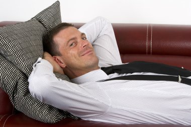 kanepede döşenmesi işadamı