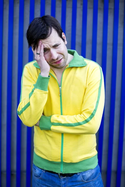 Man having a headache — Stock Photo, Image