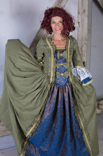 woman in historical costume