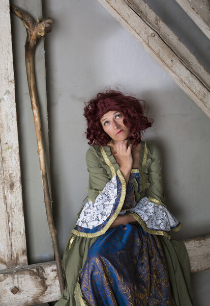 woman dressed as a witch