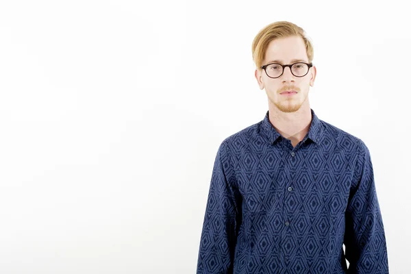 Portrait of a young red-haired man — Stock Photo, Image