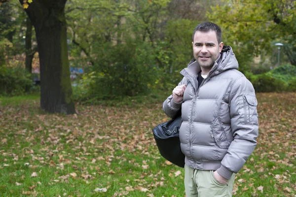 Man in a park — Stock Photo, Image