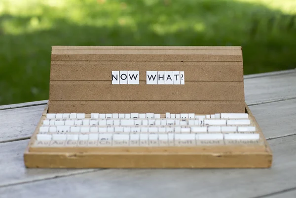 Now what? — Stock Photo, Image