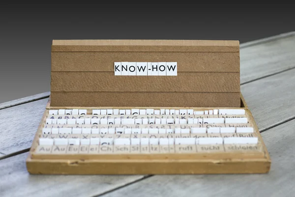 Know-how — Zdjęcie stockowe