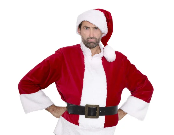 Upset Santa Claus — Stock Photo, Image