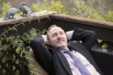 bir ara olan işadamı