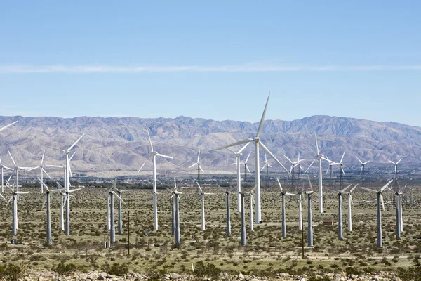 Wind turbines in Southern California — Stock Photo, Image