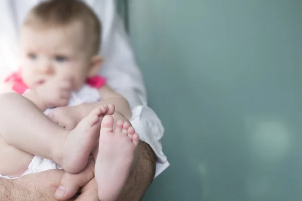 Pés de um bebê — Fotografia de Stock