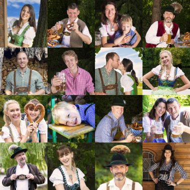 Bavyera insanların birden çok yüzleri