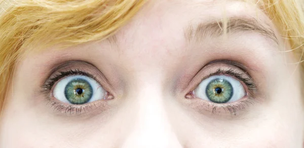 Gros plan des yeux de la femme — Photo