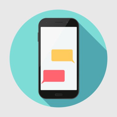 Mesaj pop ile akıllı telefon