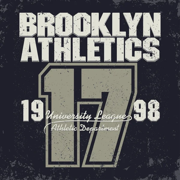 Brooklyn t-shirt graphiques — Image vectorielle