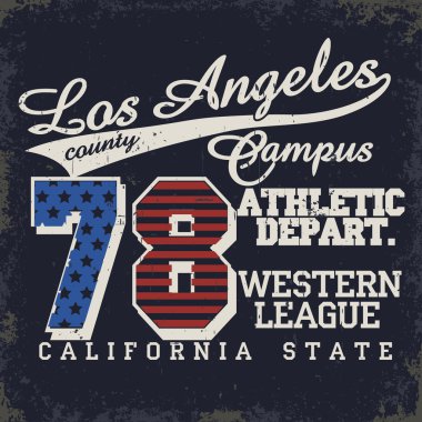 Atletizm tipografi, t-shirt grafik