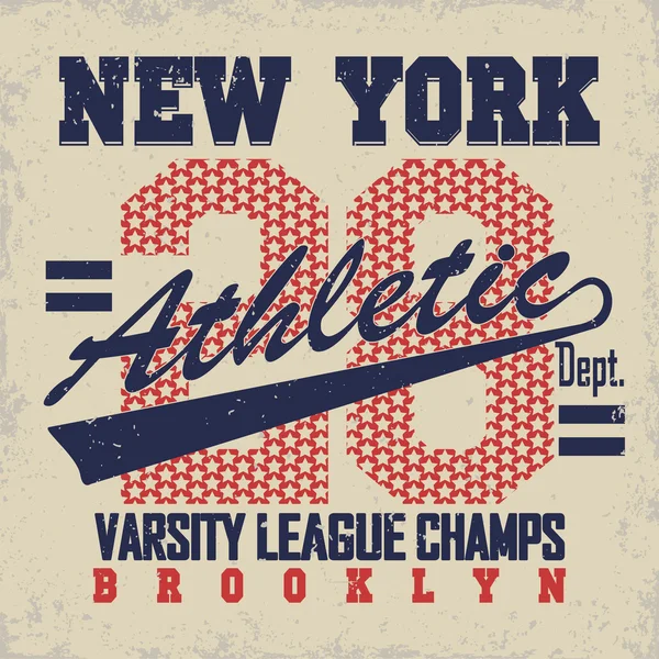 Brooklyn t-shirt graphiques — Image vectorielle