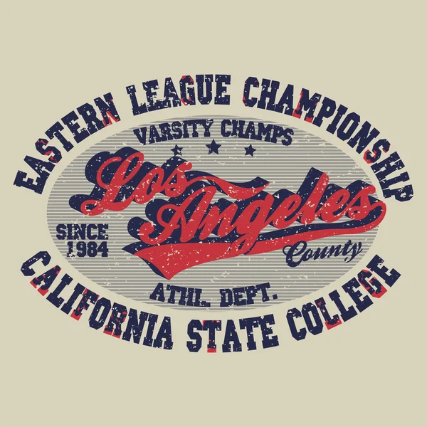 t-shirt Los Angeles Yazdır