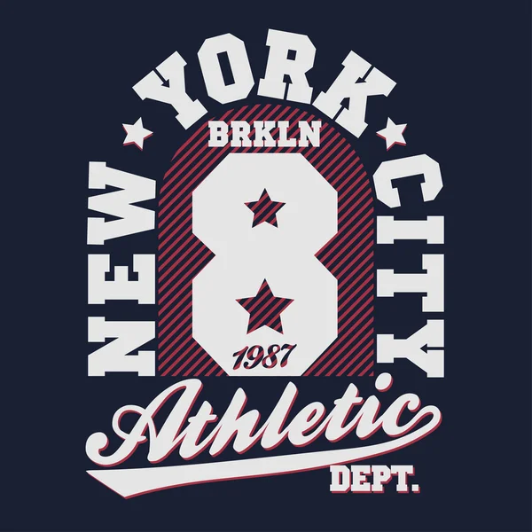 Brooklyn t-shirt graphiques — Image vectorielle