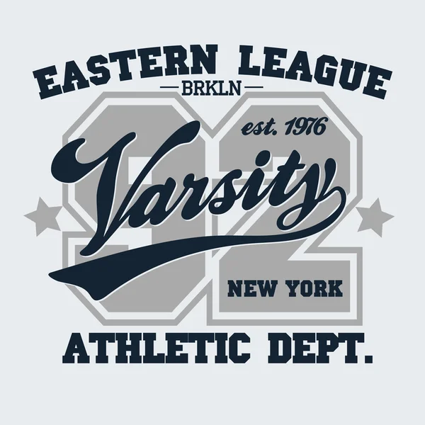 Brooklyn t-shirt graphiques — Image vectorielle