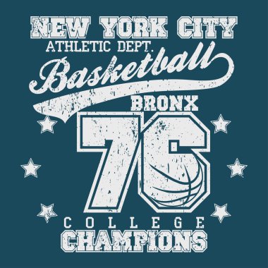 Basketbol şampiyonu t-shirt