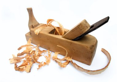 planer and shavings clipart