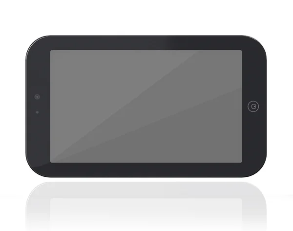 Tablet computerr front view — Stock Photo, Image