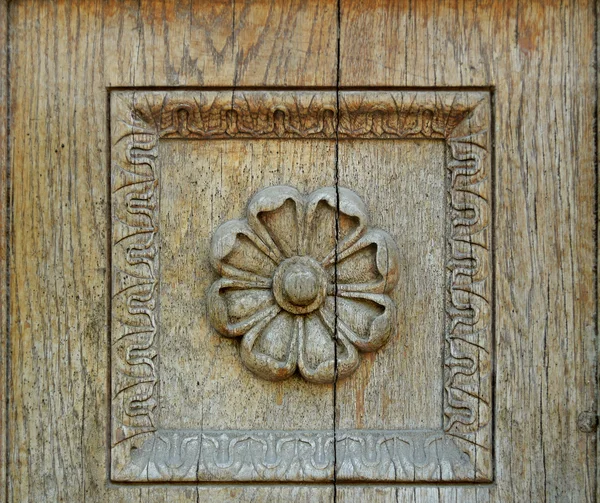 Old carving flower — Stock Photo, Image