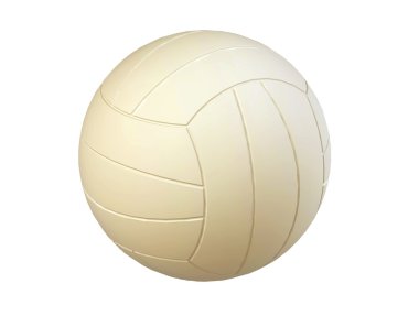 beyaz izole Voleybol