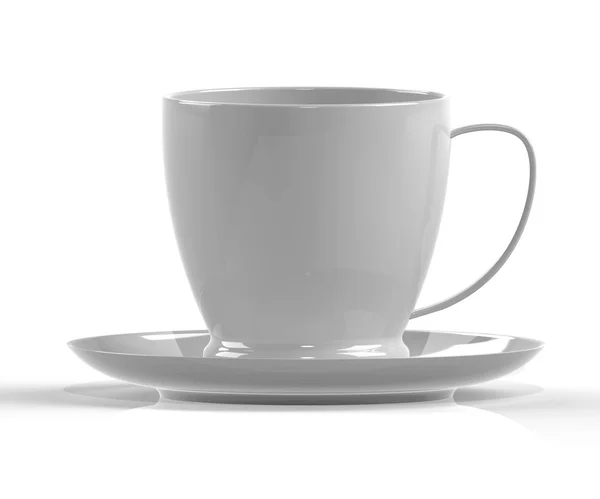 Coffee cup and saucer — Stock Photo, Image