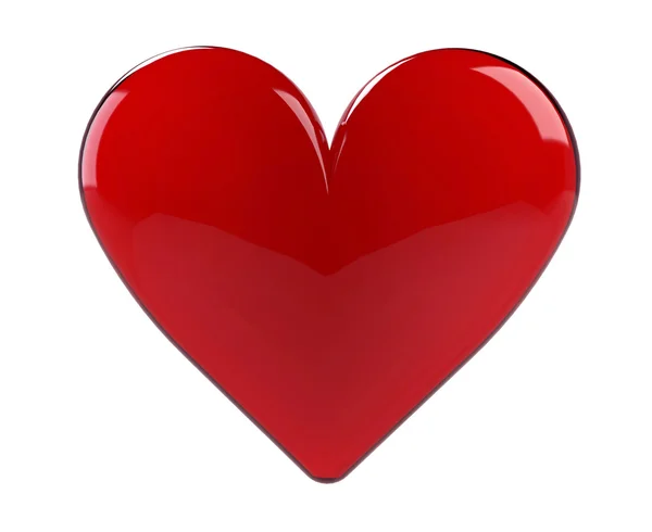 Red heart — Stock Photo, Image