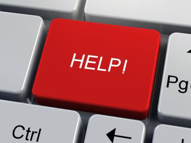 Kırmızı Yardım düğmesini 