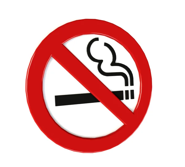 No smoking sign. 3D — Stock Photo, Image