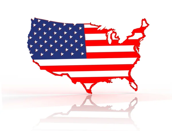 USA map — Stock Photo, Image