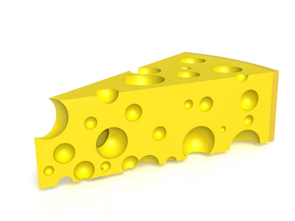 Piece of cheese — Stock Photo, Image