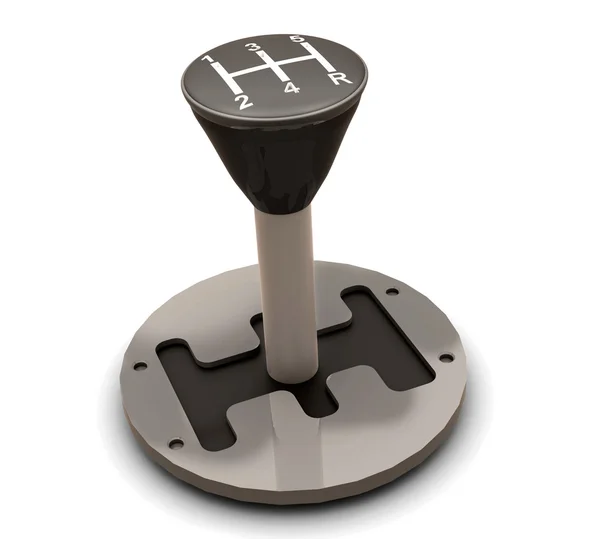 Gearshift 3d — Stock Photo, Image