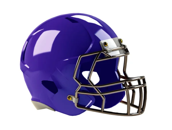 Blue football helmet — Stock Photo, Image