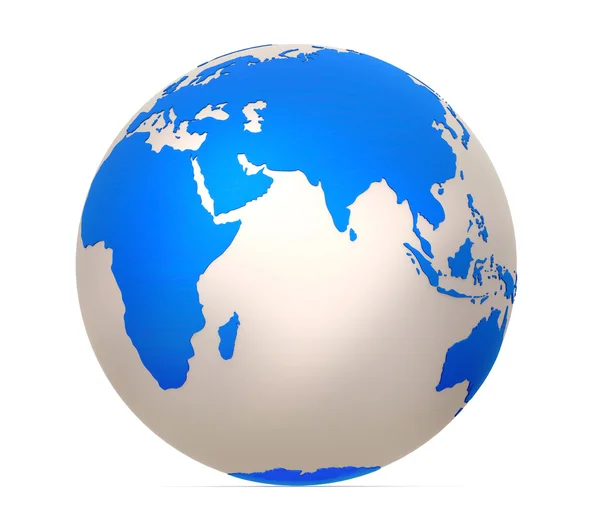 Globe - 3d model of Earth Planet — Stock Photo, Image