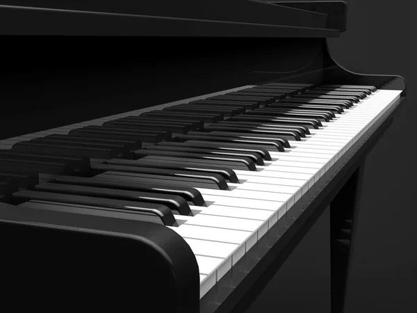 Grote piano — Stockfoto