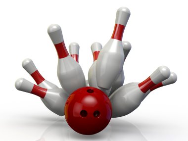 iğneler bowling topu knocks