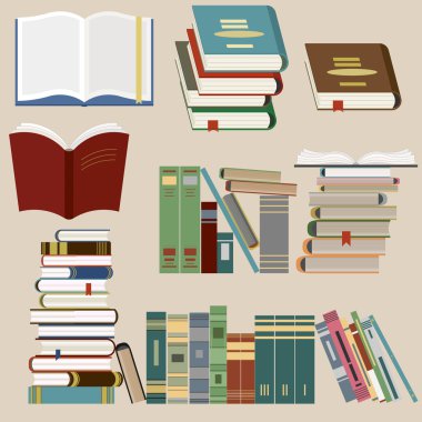 Vector Icons Set - kitap