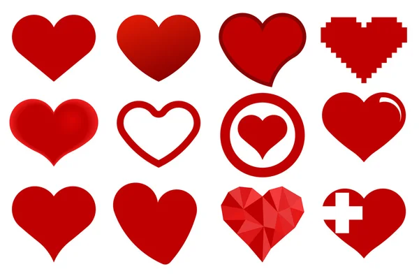 Icono del corazón — Vector de stock