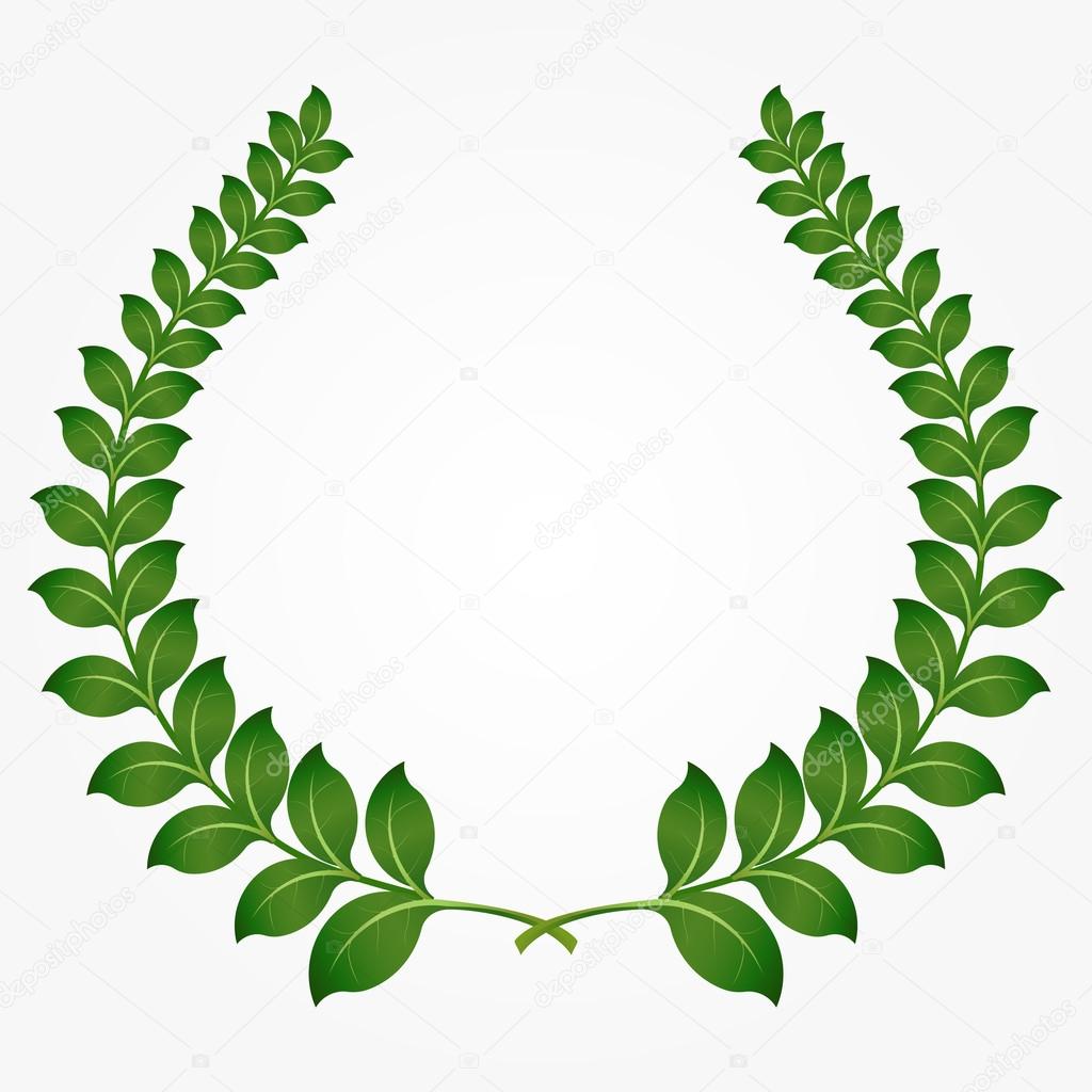 Green laurel wreaths Stock Vector Image by ©ambassador80 73398867