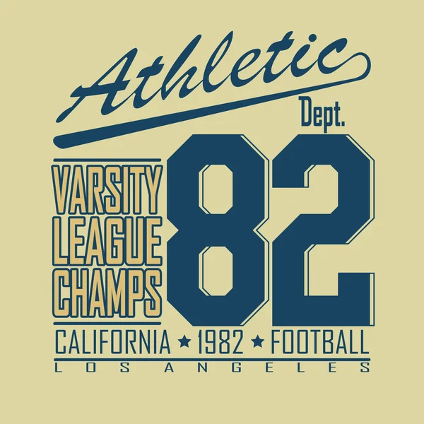 Camiseta de fútbol gráficos de diseño de moda - vectores — Archivo Imágenes Vectoriales