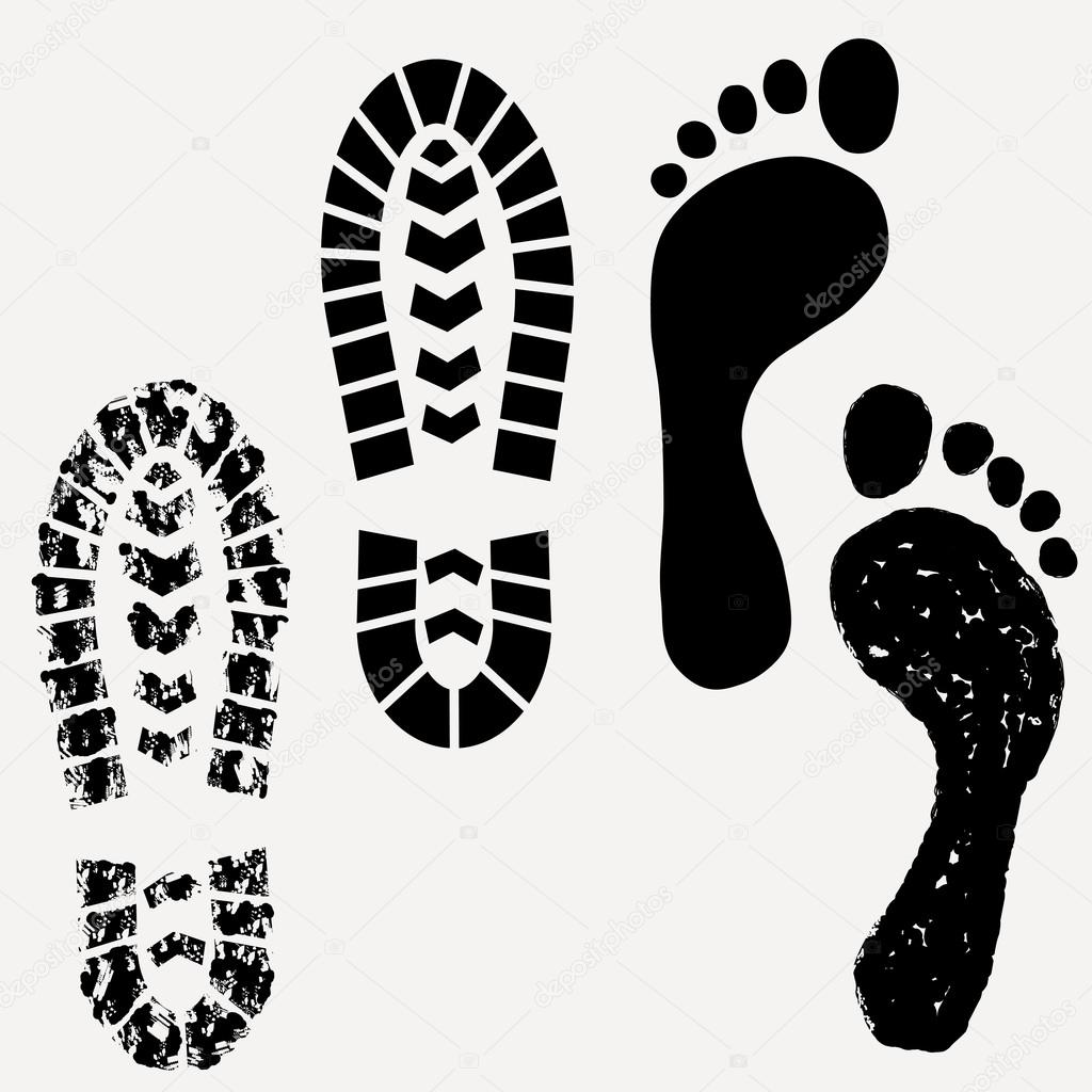 Footprint, shoes print