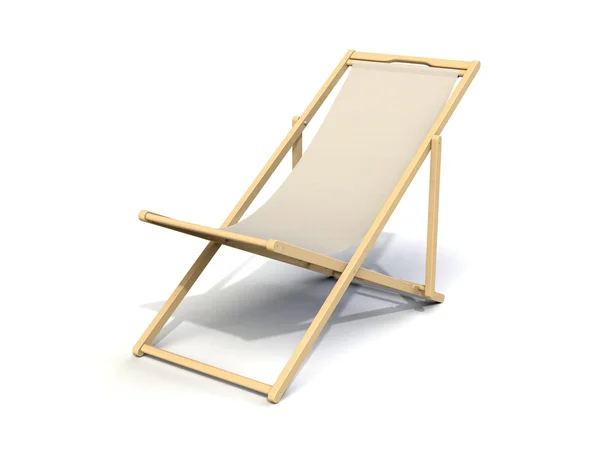 Beach chear, chaise lounge — Stock Photo, Image