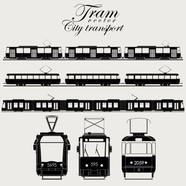tramvay vektör şehir ulaşım