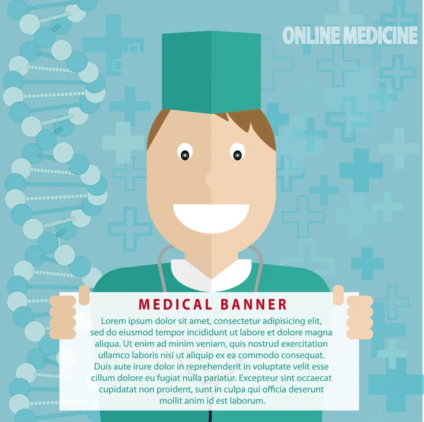 Medycyna online transparent - wektor — Wektor stockowy