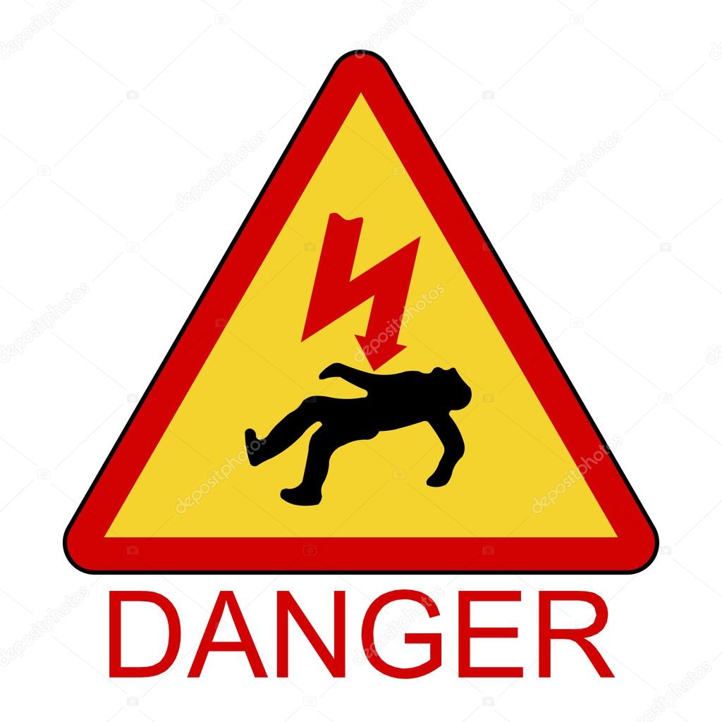  Danger Electrical Hazard High Voltage Sign