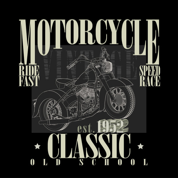 Motorcycle Racing Typography